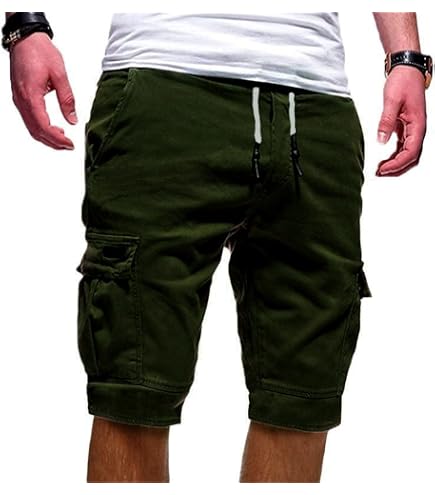 Amazon.com: PHJTOMK Mens Drop Crotch Harem Short Casual Drop